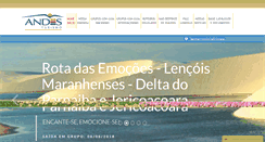 Desktop Screenshot of andesturismo.com.br